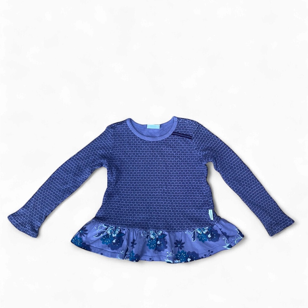 Naartjie Purple Textured Long Sleeve Top